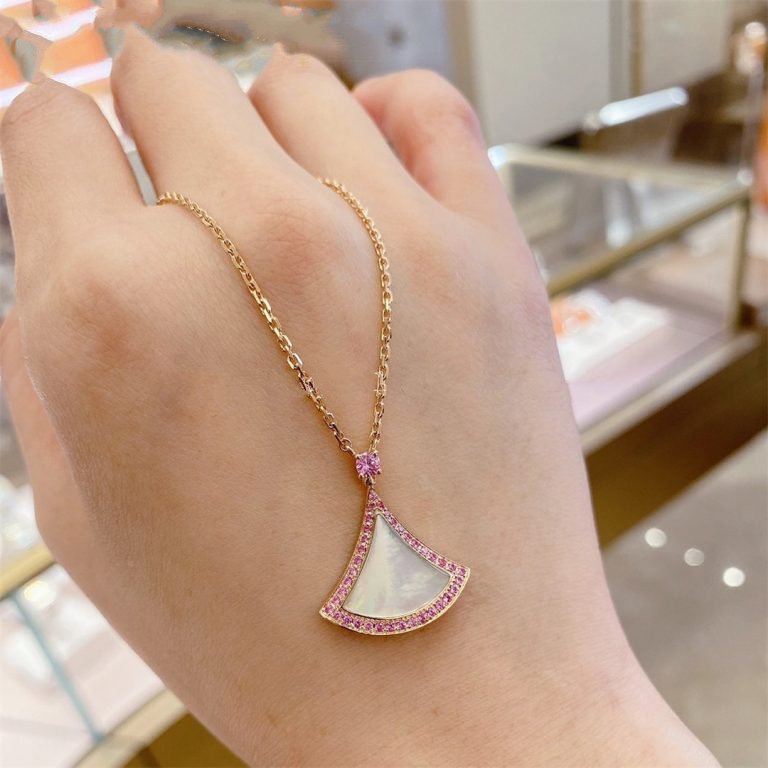 [baslovejewels]DREAM NECKLACE MOP DIAMOND PINK