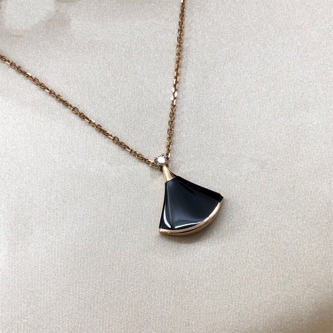 [baslovejewels]DREAM NECKLACE ONYX 1 DIAMOND