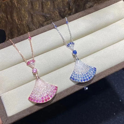 [baslovejewels]DREAM NECKLACE AGATE SILVER DIAMOND