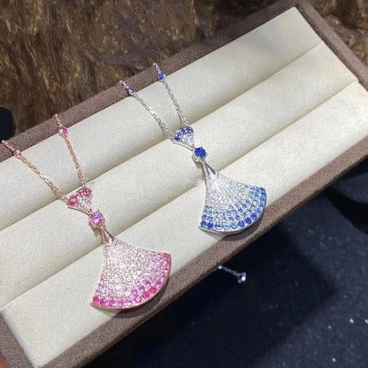 [baslovejewels]DREAM NECKLACE AGATE SILVER DIAMOND