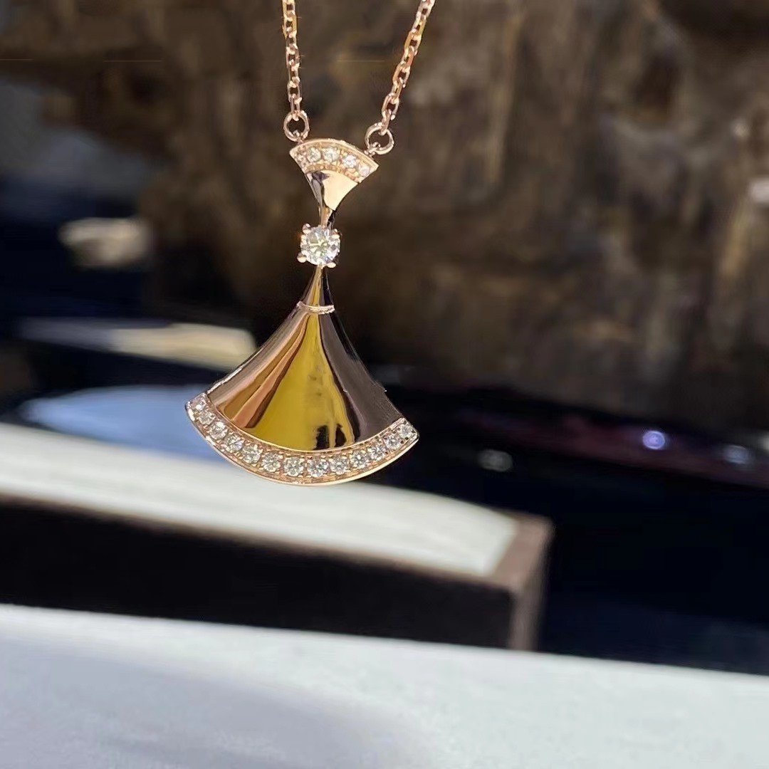 [baslovejewels]DREAM NECKLACE PINK GOLD DIAMOND