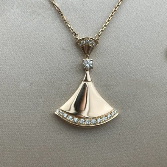 [baslovejewels]DREAM NECKLACE PINK GOLD DIAMOND