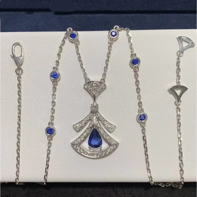 [baslovejewels]DREAM NECKLACE AGATE DIAMOND SILVER