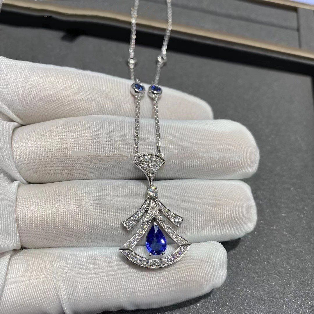 [baslovejewels]DREAM NECKLACE AGATE DIAMOND SILVER