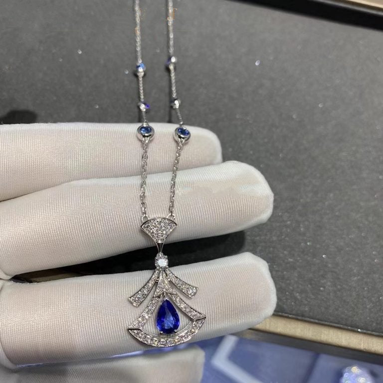 [baslovejewels]DREAM NECKLACE AGATE DIAMOND SILVER