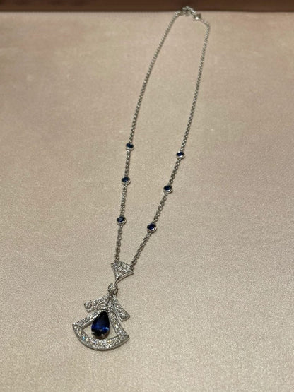 [baslovejewels]DREAM NECKLACE AGATE DIAMOND SILVER