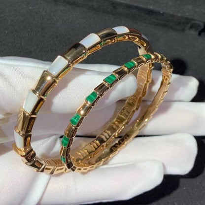 [baslovejewels]SERPENTI BRACELET PINK GOLD MOP