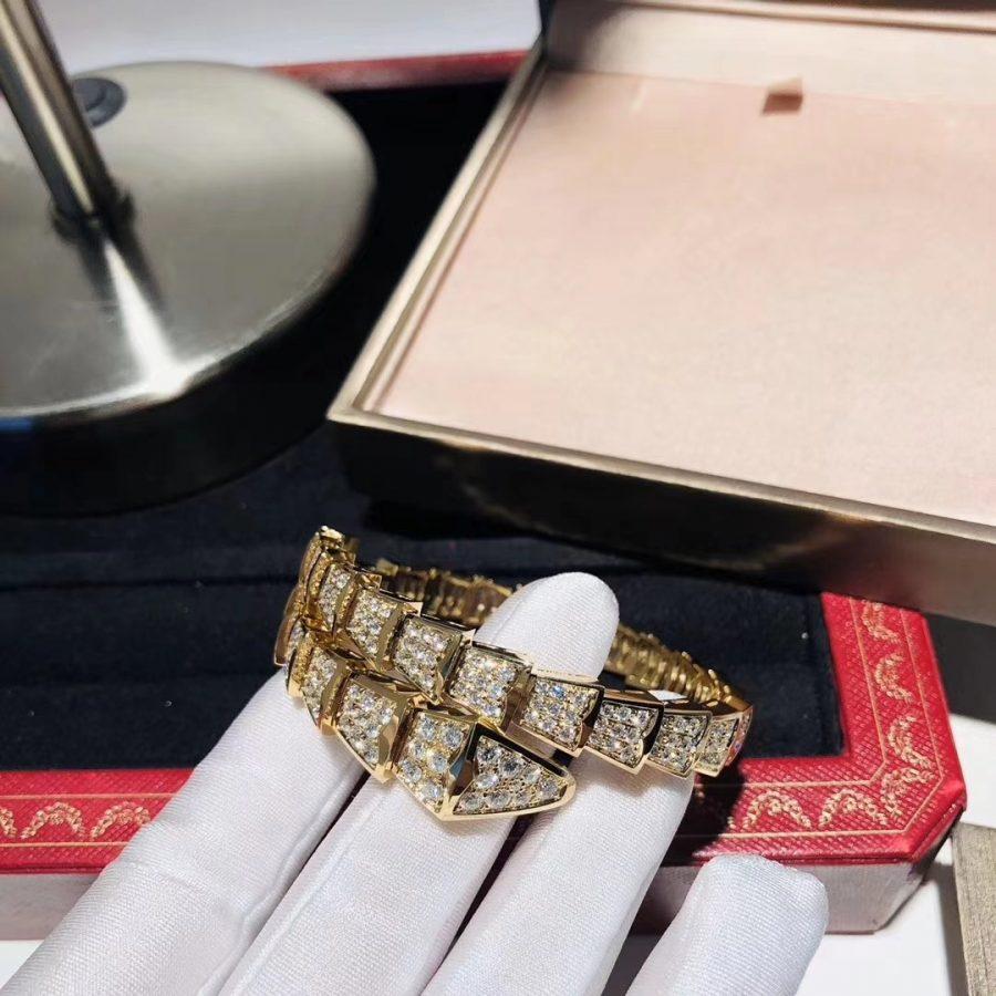 [baslovejewels]SERPENTI BRACELET 8MM GOLD DIAMOND