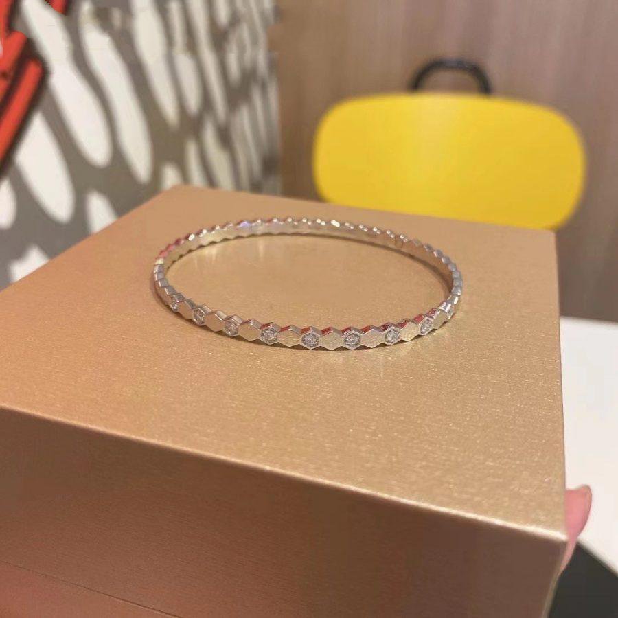 [baslovejewels]BEE LOVE SILVER DIAMOND BRACELET