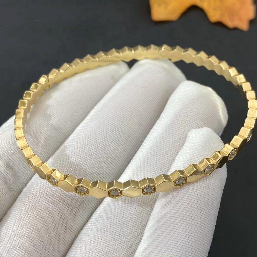 [baslovejewels]BEE LOVE GOLD DIAMOND BRACELET