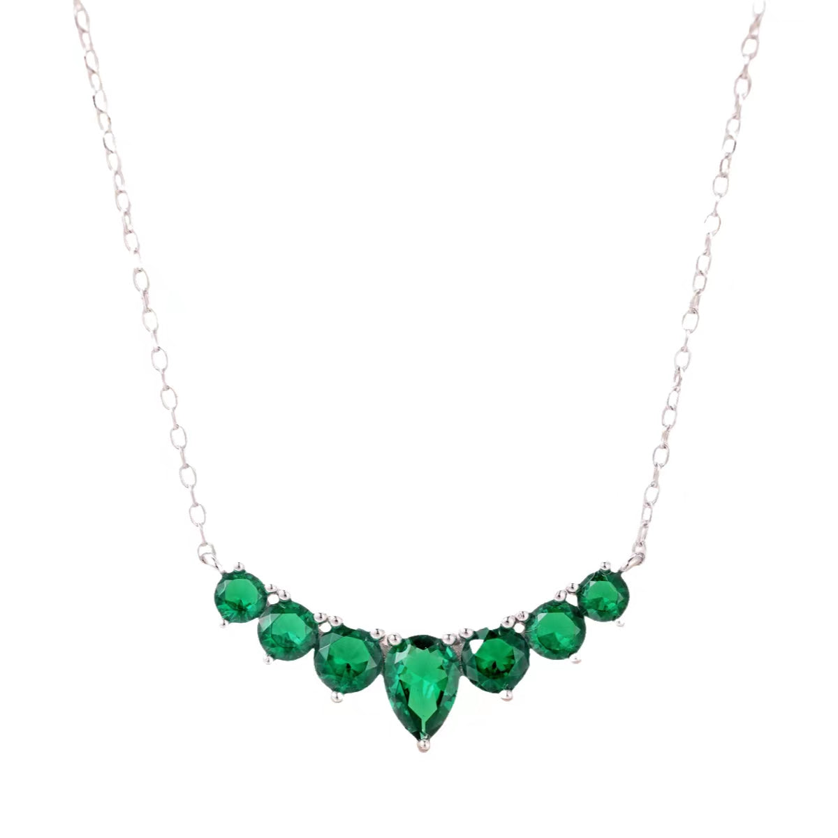 [baslovejewels]Dainty Colorful Heart Necklace