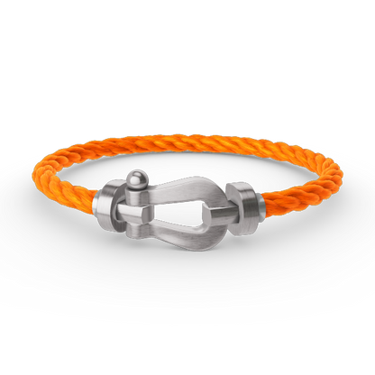 [baslovejewels]FORCE LARGE HORSESHOE NO DIAMOND BRACELET SILVER