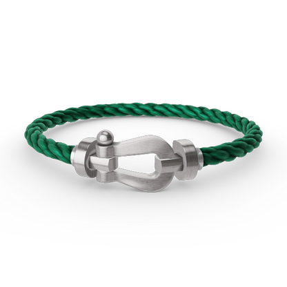 [baslovejewels]FORCE LARGE HORSESHOE NO DIAMOND BRACELET SILVER